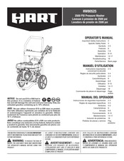 Hart HW80525 Manual Del Operador