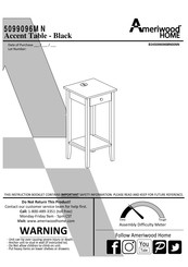 Ameriwood HOME 5099096MN Instrucciones De Montaje