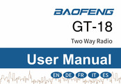 Baofeng GT-18 Manual Del Usuario