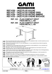 Gami JAZZ PLUS 322 Instrucciones De Montaje