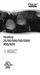 Oase HeatUp 50 Instrucciones De Uso
