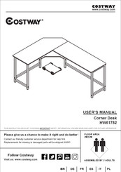 Costway HW61782 Manual Del Usuario