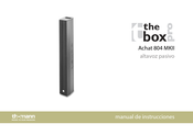 thomann The box pro Achat 804 MKII Manual De Instrucciones