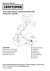 Craftsman 126.32561 Manual Del Operador