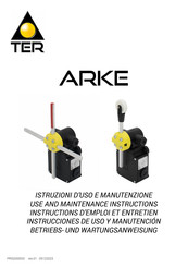 TER ARKE Instrucciones De Uso Y Manutención