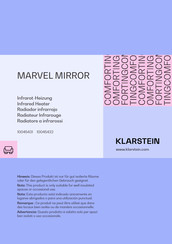 Klarstein MARVEL MIRROR Manual Del Usuario