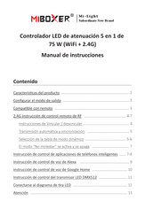 MiBoxer WL5-P75V24 Manual De Instrucciones