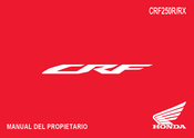 Honda CRF 250RX 2023 Manual Del Propietário
