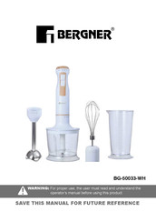 BERGNER 3045882 Manual Del Usuario