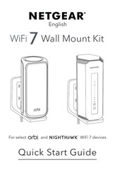 NETGEAR WiFi 7 Wall Mount Kit Guia De Inicio Rapido