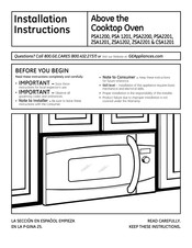GE PSA2200 Instrucciones De Instalación