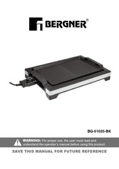 BERGNER BG-51025-BK Manual Del Usuario