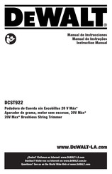 DeWalt DCST922 Manual De Instrucciones