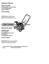 Craftsman 536.885201 Manual Del Operador