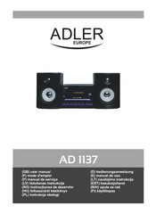 Adler europe AD 1137 Manual De Uso