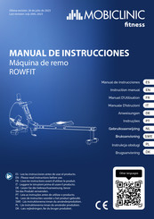 Mobiclinic ROWFIT Manual De Instrucciones