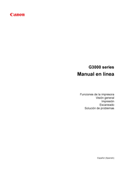 Canon G3000 Serie Manual En Linea