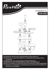 PawHut D30-093 Instrucciones De Montaje