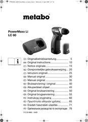 Metabo PowerMaxx Li Manual Original