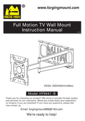 Forging Mount HY9441-B Manual De Instrucciones