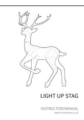 Monster LIGHT UP STAG Manual De Instrucciones