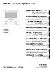 Fujitsu UTY-RLRG Manual De Funcionamiento