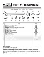 Thule 590R V2 RECUMBENT Manual Del Usuario