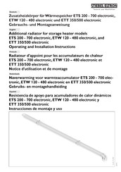 Stiebel Eltron ETW 420 Instrucciones De Montaje Y Uso