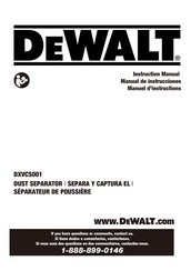 DeWalt DXVCS001 Manual De Instrucciones