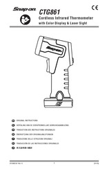 Snap-On CTG861 Traducción De Las Instrucciones Originales