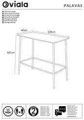 oviala PALAVAS 109212 Instrucciones De Montaje