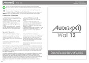 Audibax Wall 12 Manual De Usuario