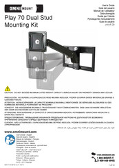 Omnimount Play 70 Dual Stud Guia Del Usuario