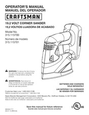 Craftsman 315.115701 Manual Del Operador