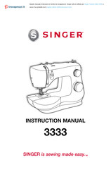 Singer Fashion Mate 3333 Manual De Instrucciones