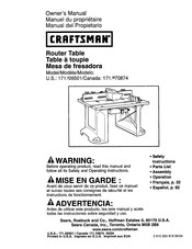 Craftsman 171.0970874 Manual Del Propietário