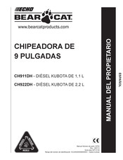 Echo Bear Cat CH922DH Manual Del Propietário