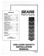 Kenmore 75855 Manual De Uso Y Cuidado