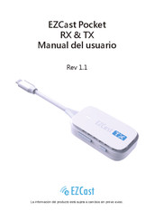 EZCast Pocket TX Manual Del Usuario