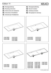 KEUCO Edition 11 31280 702806 Instrucciones De Instalación