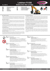 Jamara Liebherr R 936 Instrucción