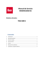 Teka TKS3 690 C Manual De Servicio