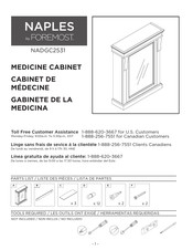 Foremost NAPLES NADGC2531 Guia De Inicio Rapido