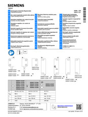 Siemens SIRIUS 3SE6617-2CA04 Instructivo