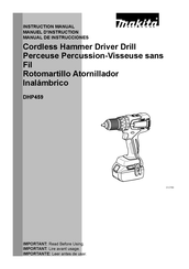 Makita DHP459 Manual De Instrucciones