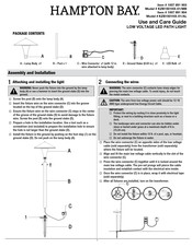 HAMPTON BAY KZB1501HX-01/AL Guía De Uso Y Mantenimiento