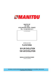 Manitou 80 VJR EVOLUTION Manual De Instrucciones