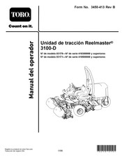 Toro Reelmaster 3100-D Manual Del Operador