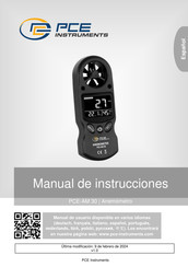 PCE Instruments PCE-AM 30 Manual De Instrucciones