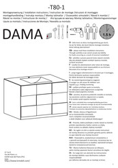 lcmobili DAMA T80-1 Instrucciones De Montaje